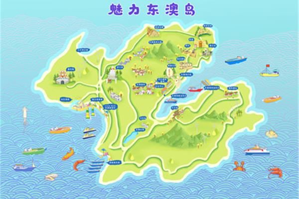 珠海市旅游地圖