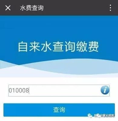 上海市水費查詢電話