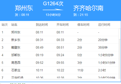 錦州到霸州的火車