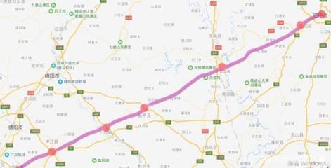閬中到成都高鐵